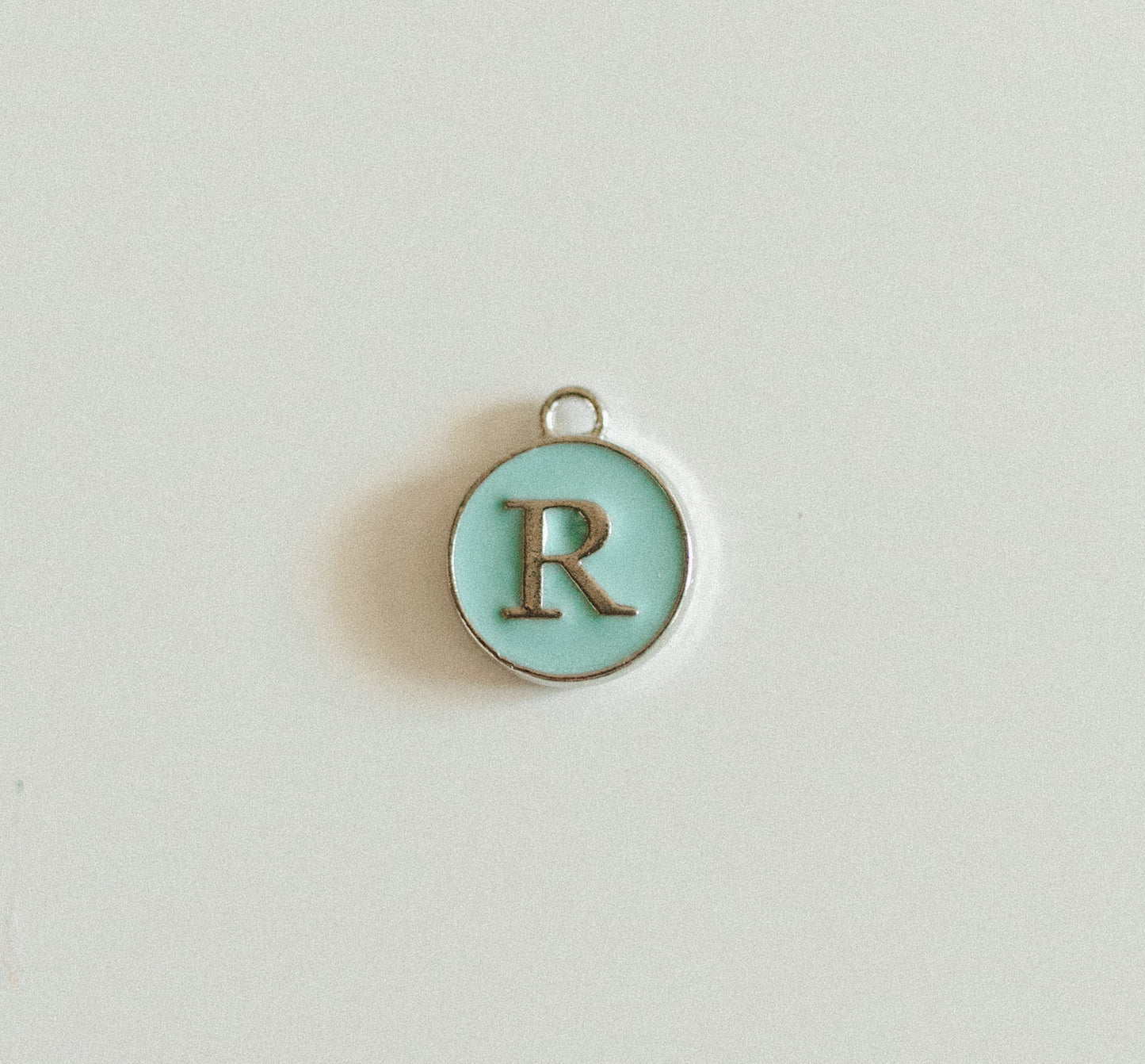 Silver blue circle letters A-Z