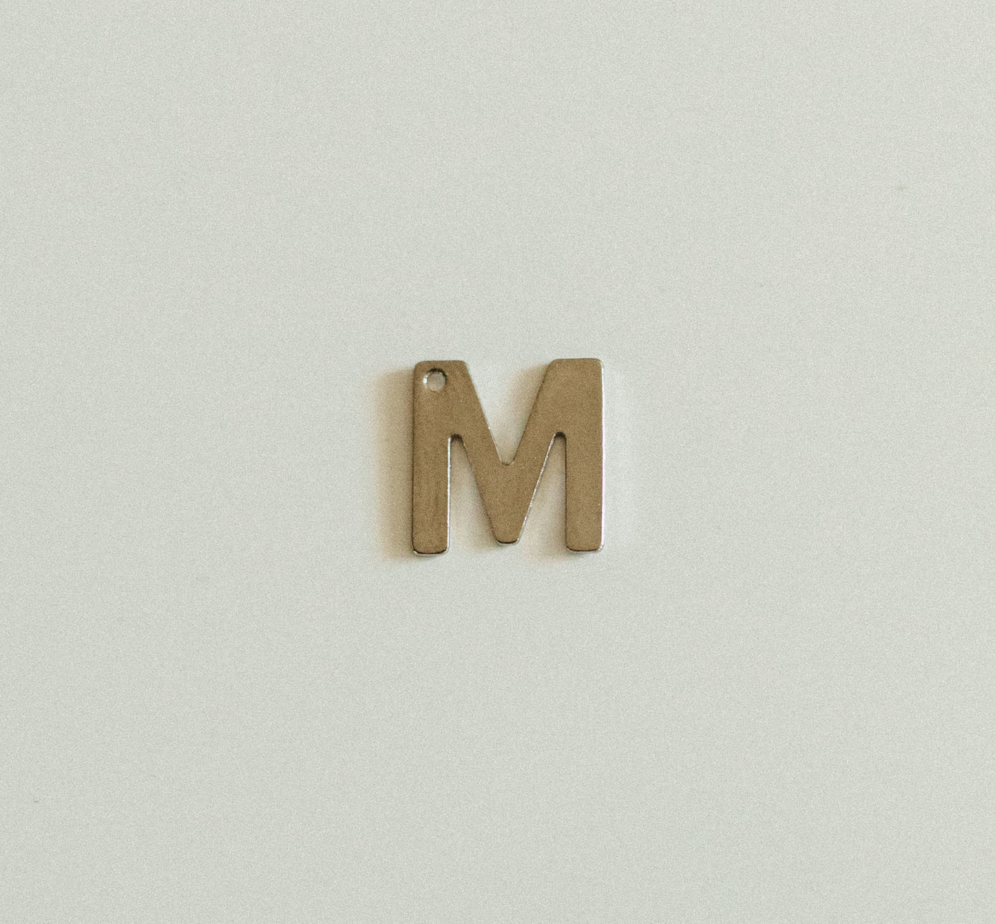 Flat silver letters A-Z