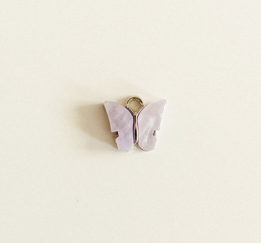 Silver purple gem butterfly
