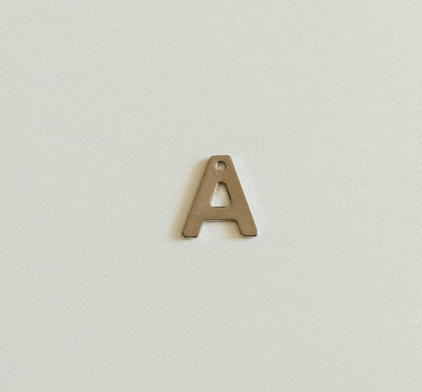 Flat silver letters A-Z