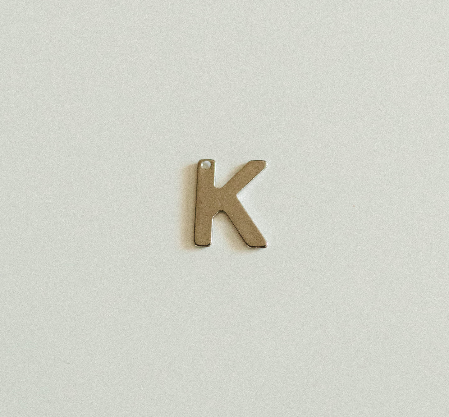Flat silver letters A-Z