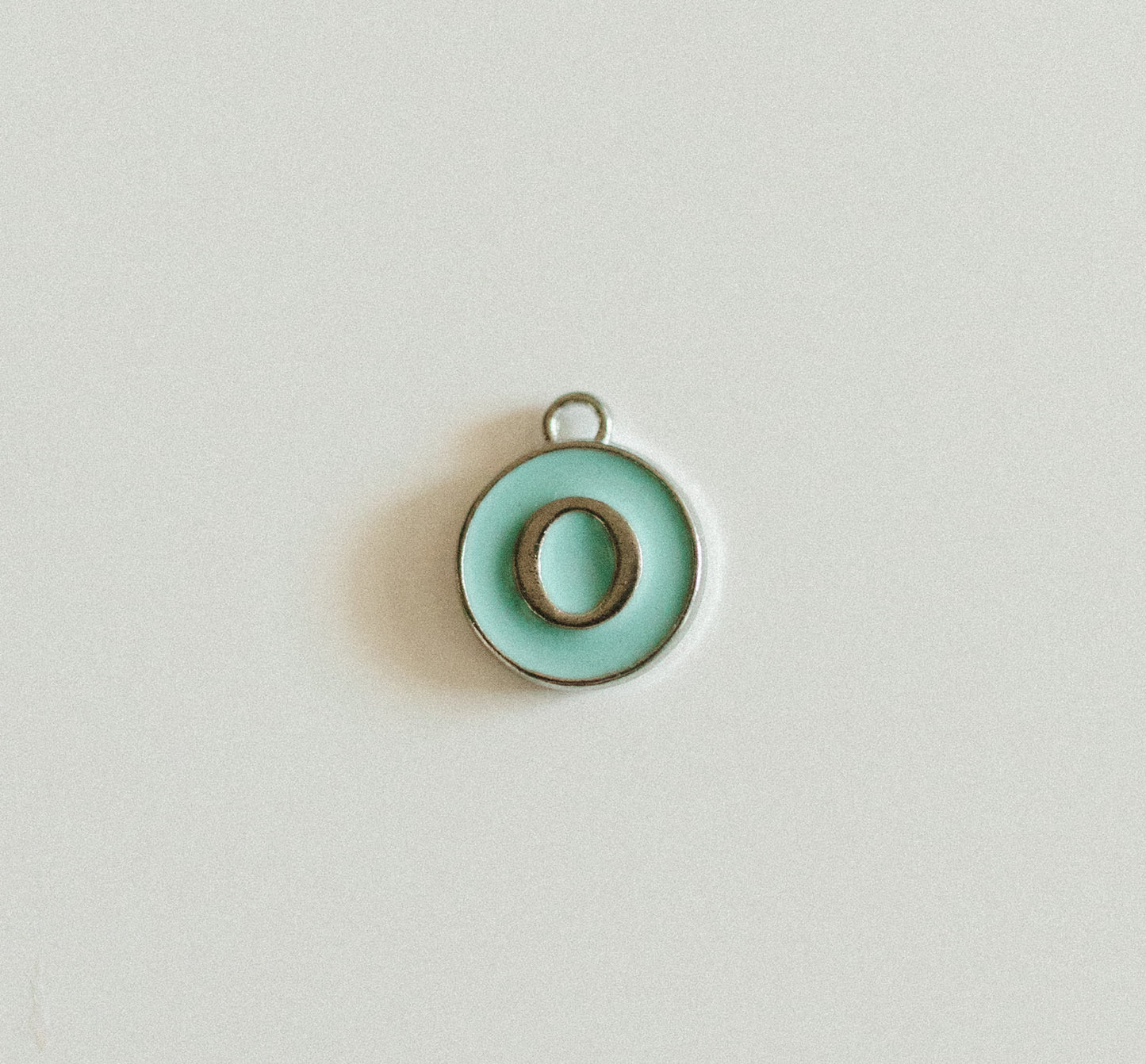 Silver blue circle letters A-Z