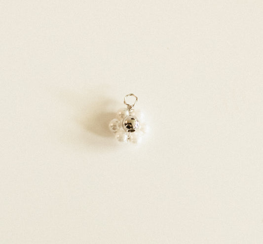 Small Silver pearl flower
