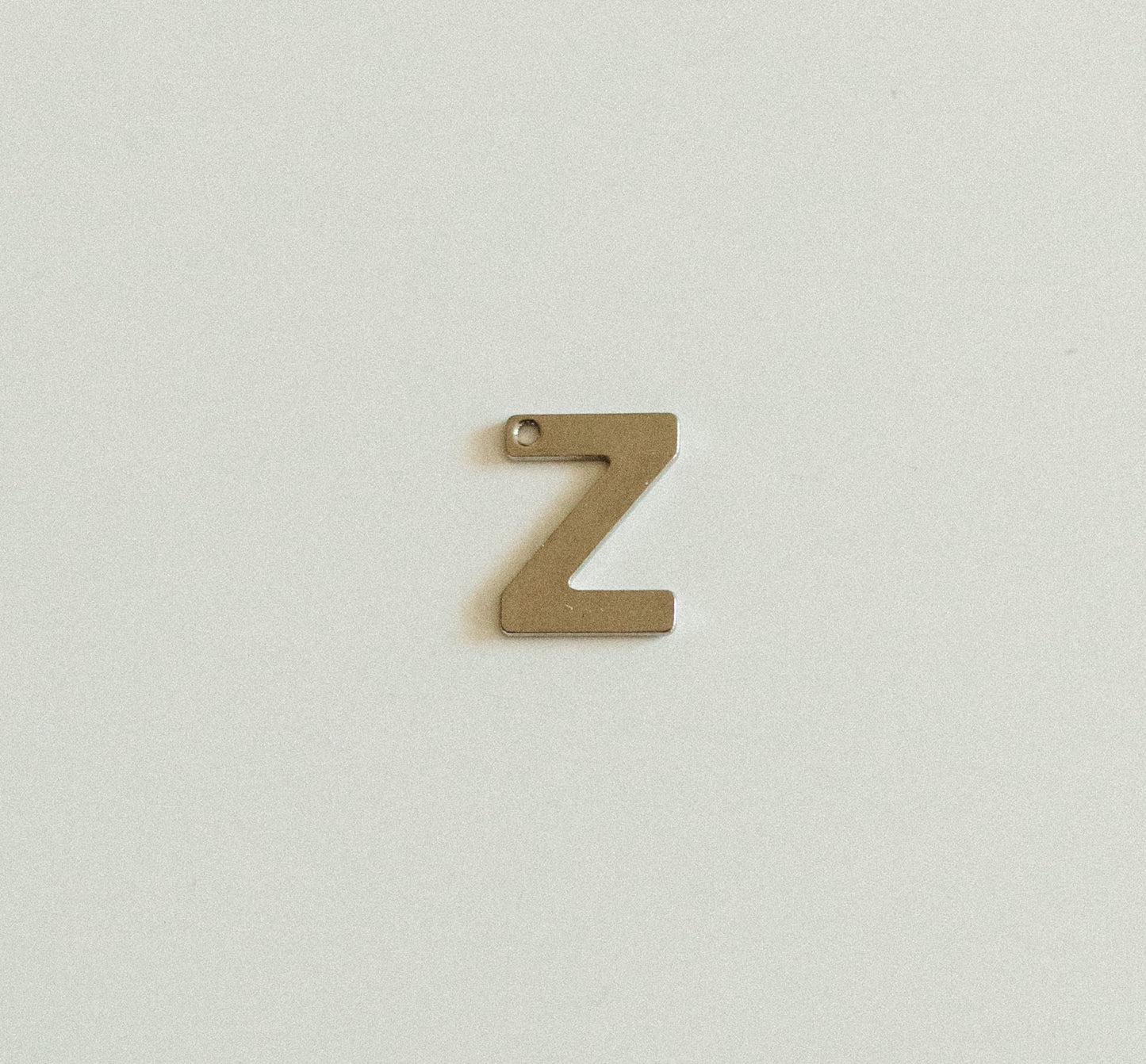 Flat silver letters A-Z