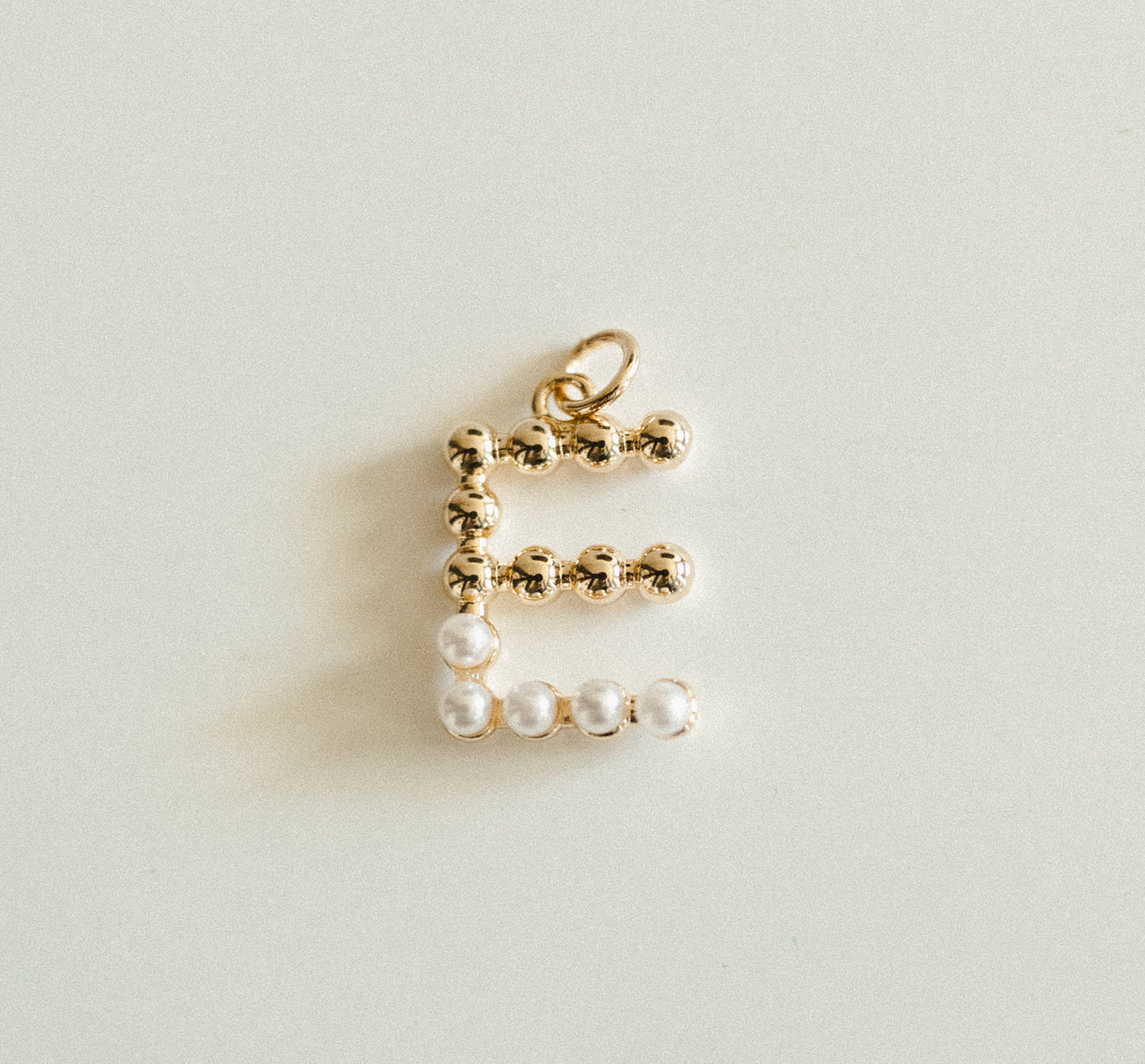 Pearl & gold letters A-Z