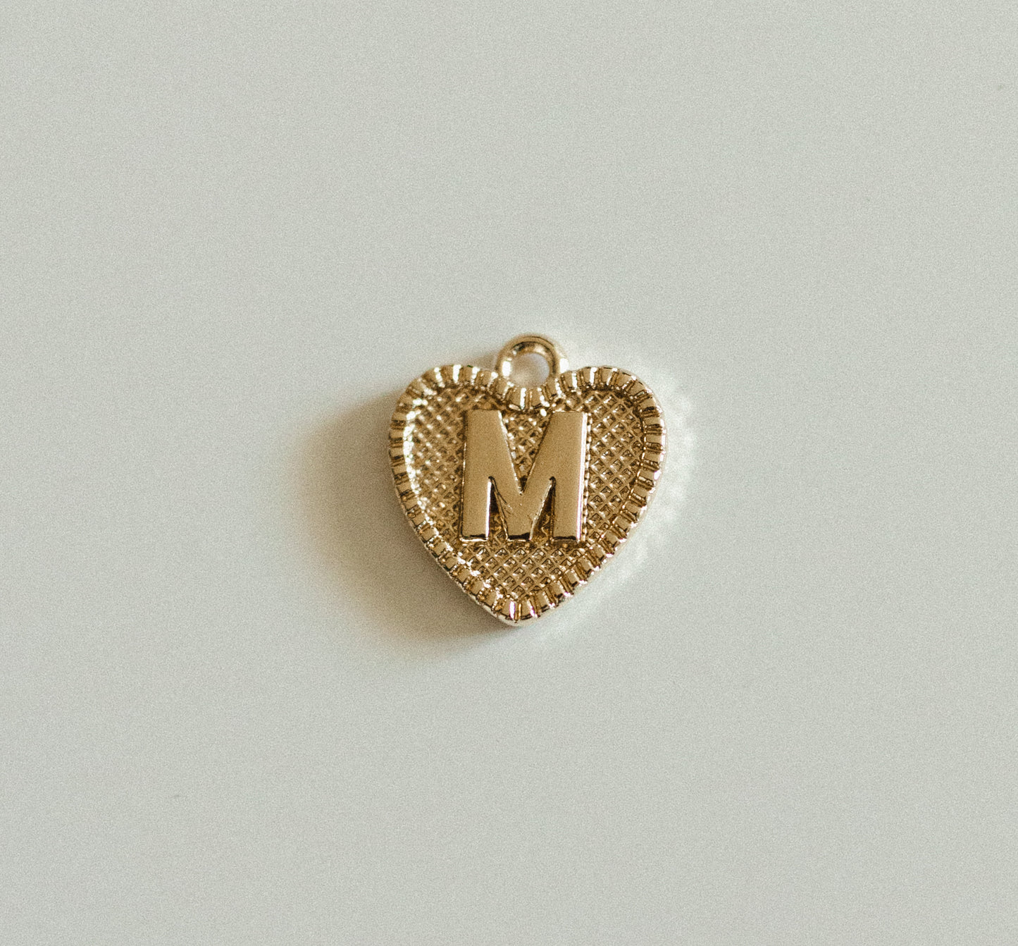 Gold heart letters A-Z