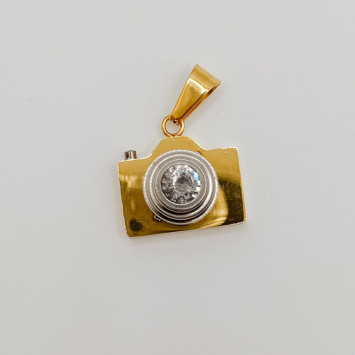 Large gold camera