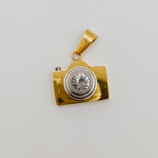 Large gold camera