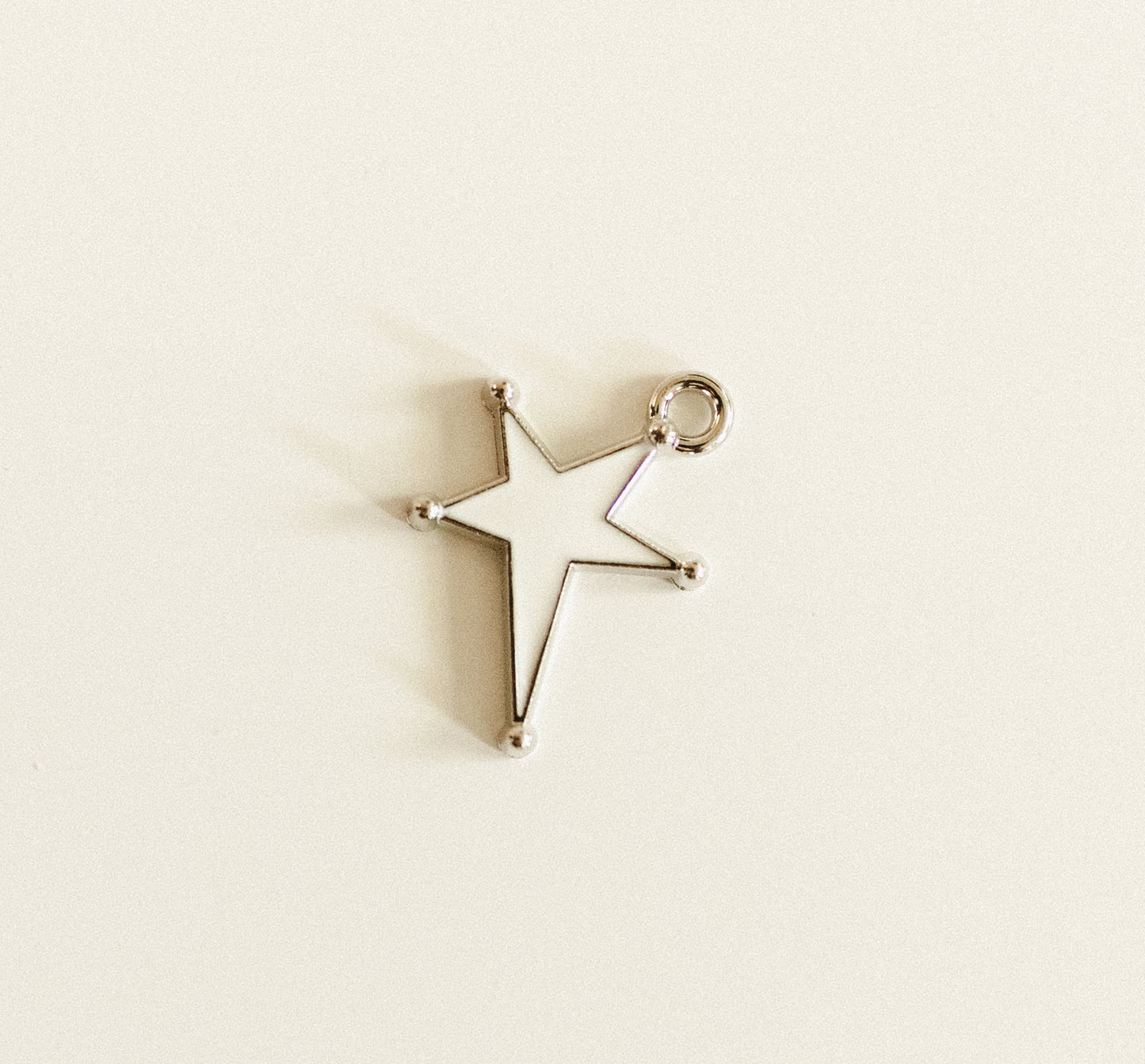 Silver white star
