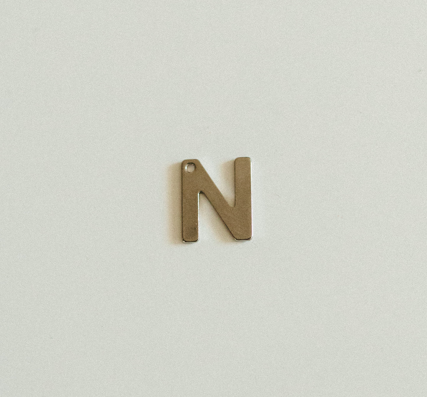 Flat silver letters A-Z