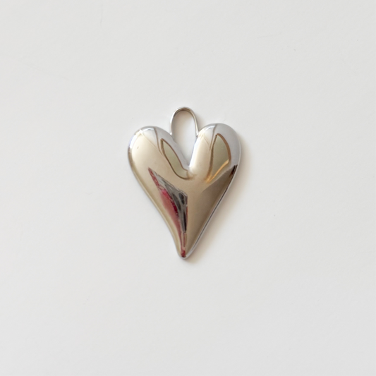 Large silver heart