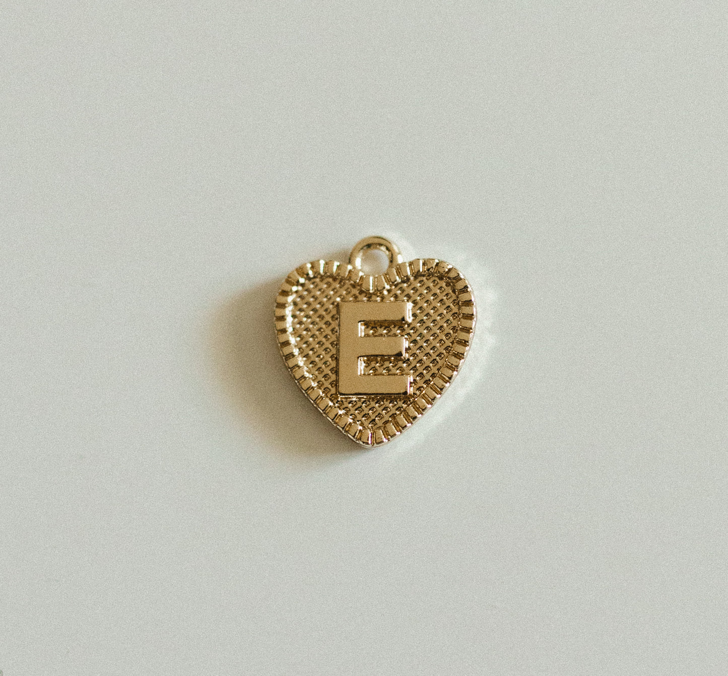 Gold heart letters A-Z