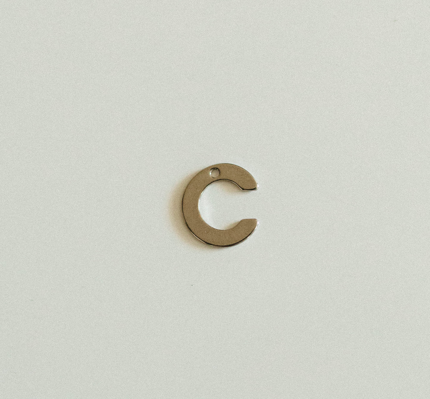 Flat silver letters A-Z