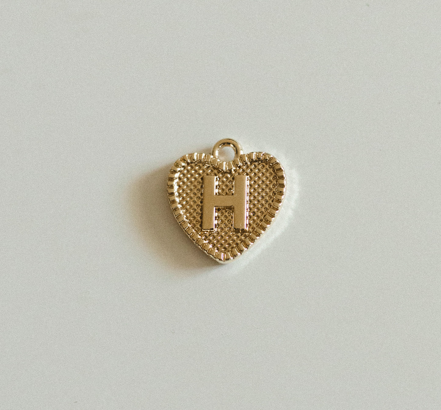 Gold heart letters A-Z