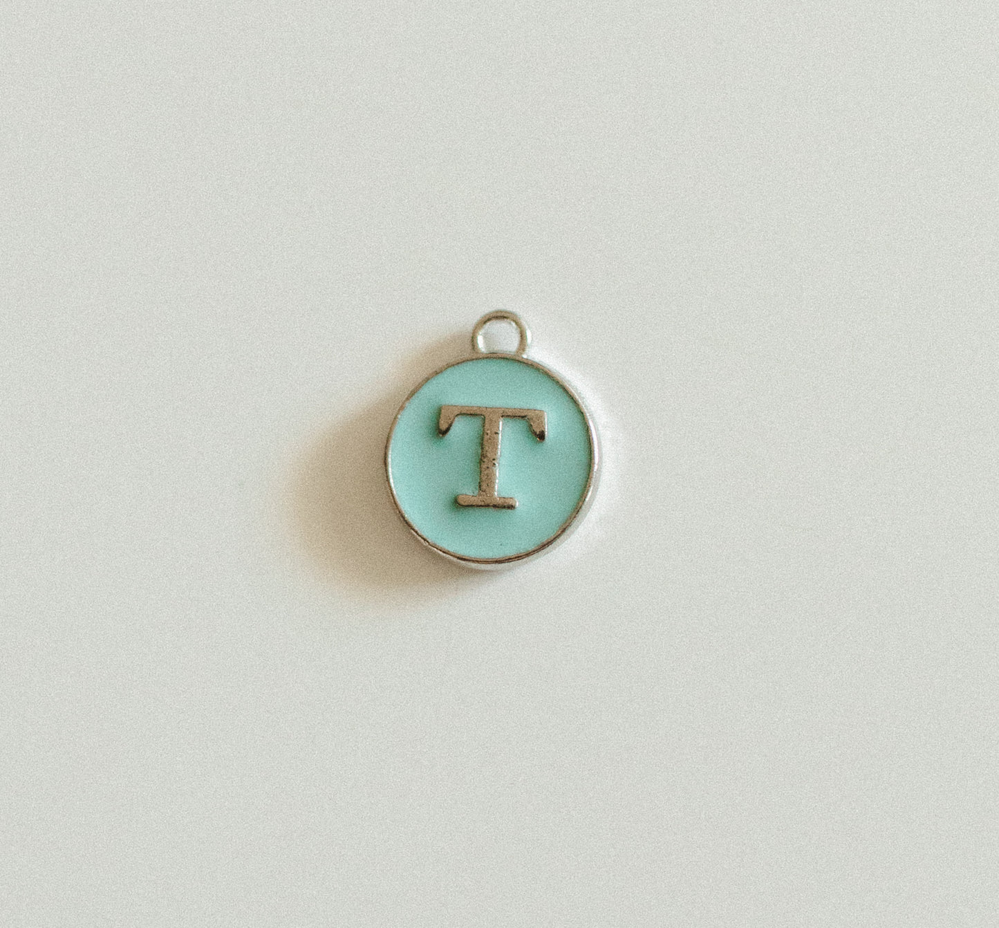 Silver blue circle letters A-Z