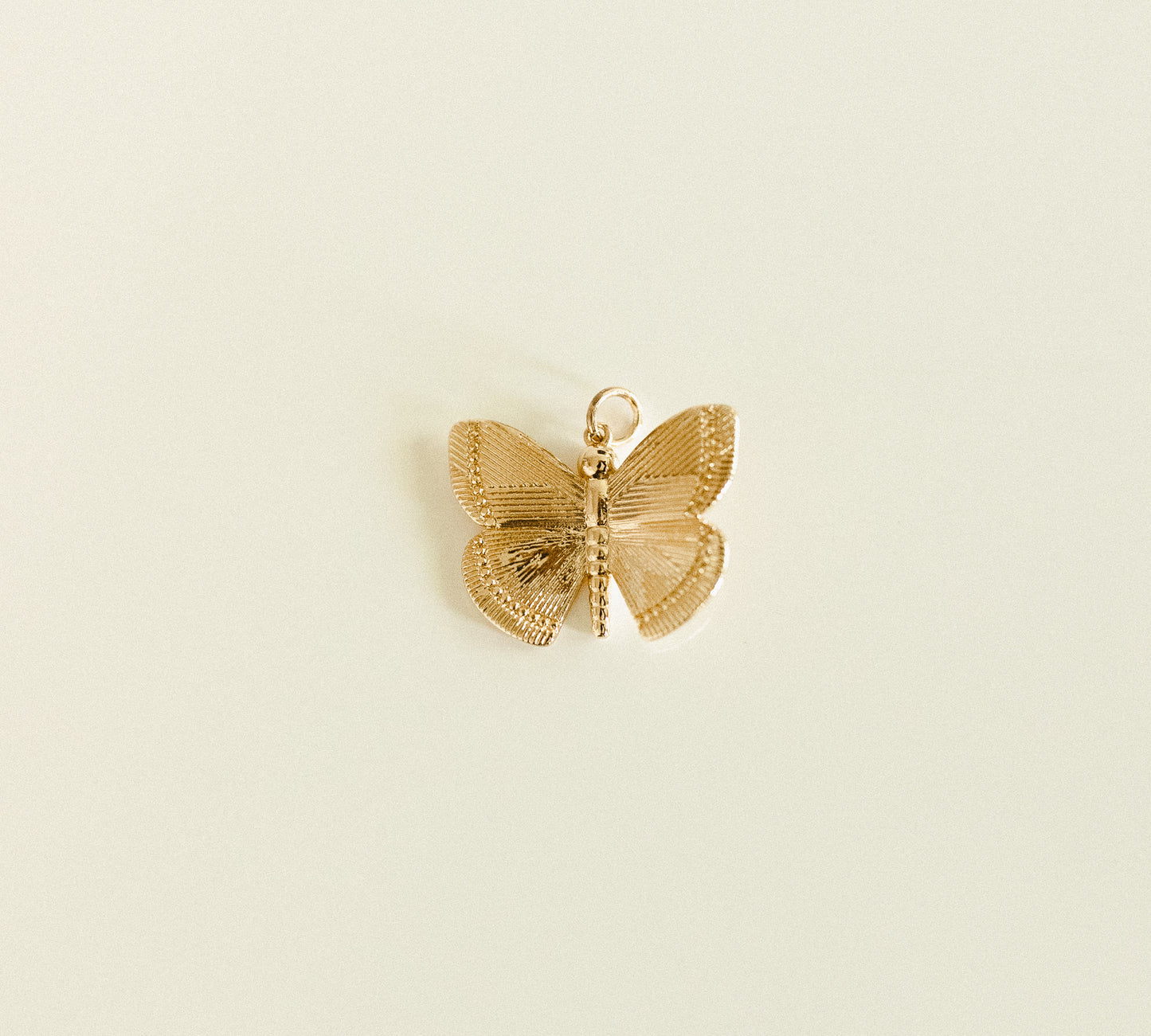 Large gold butterfly