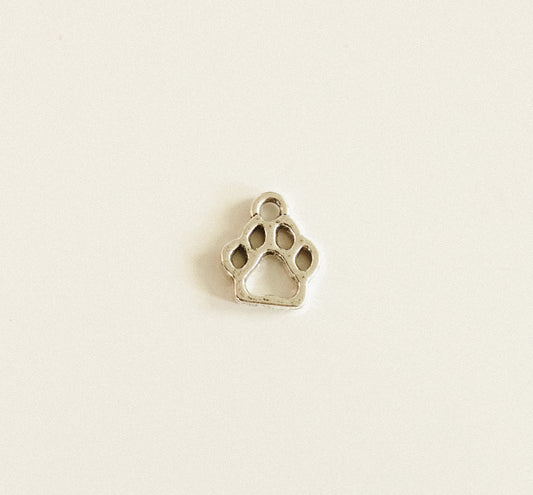 Silver hollow dog paw