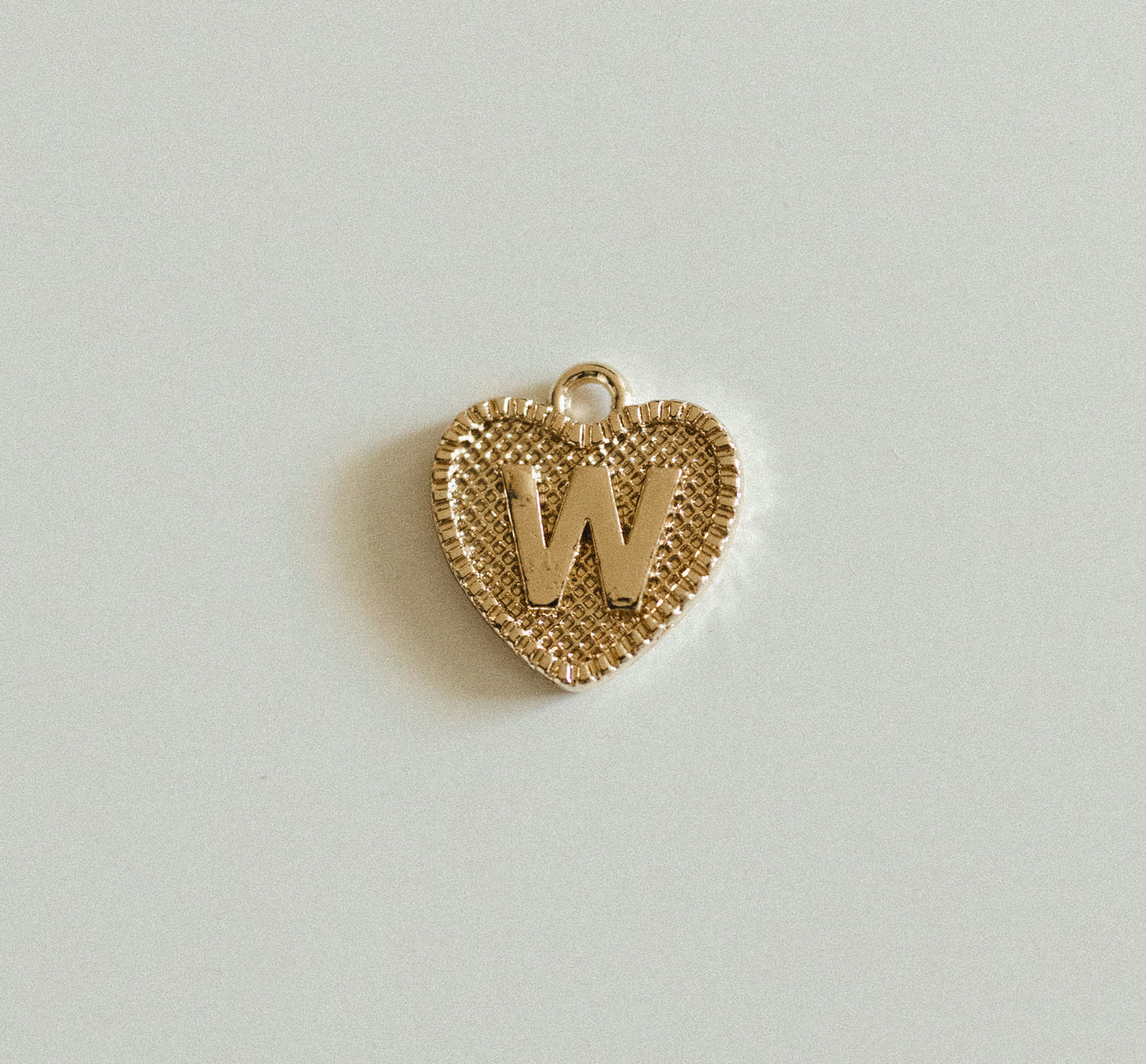 Gold heart letters A-Z