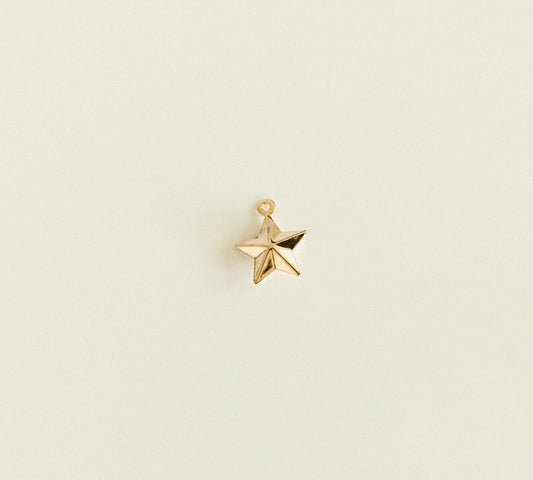 Small gold lined star