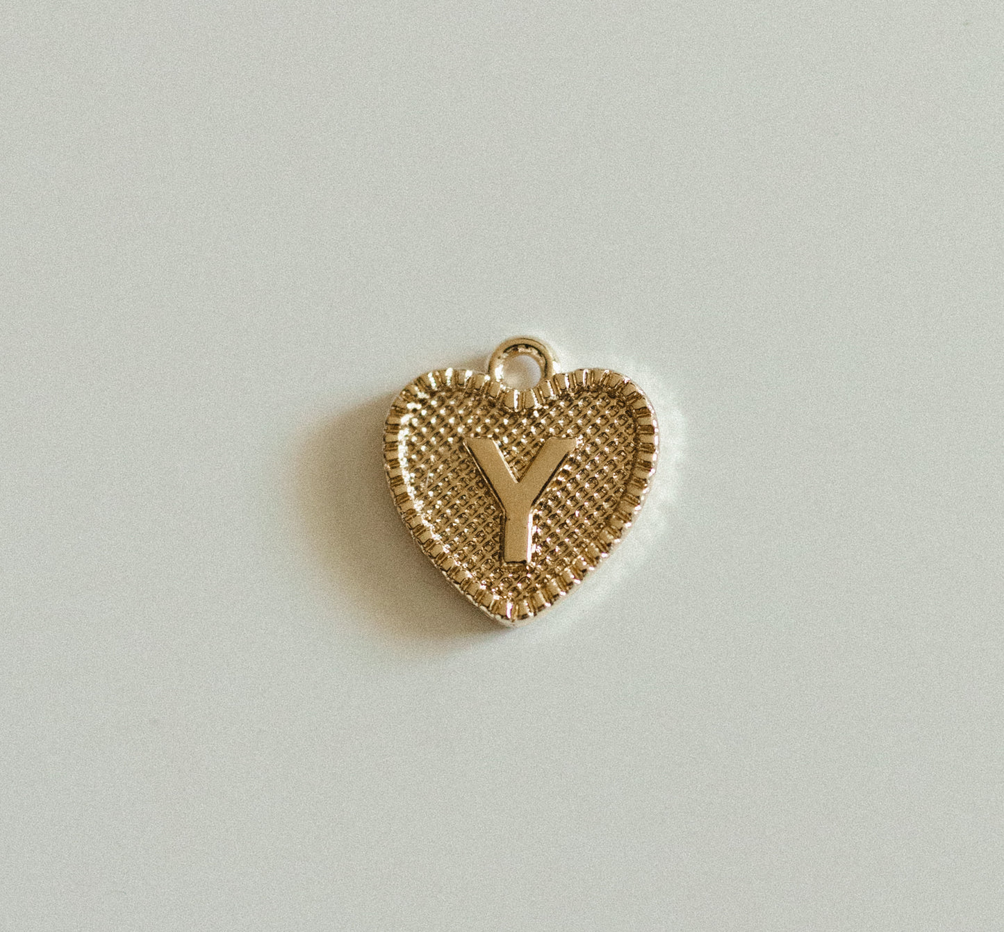 Gold heart letters A-Z