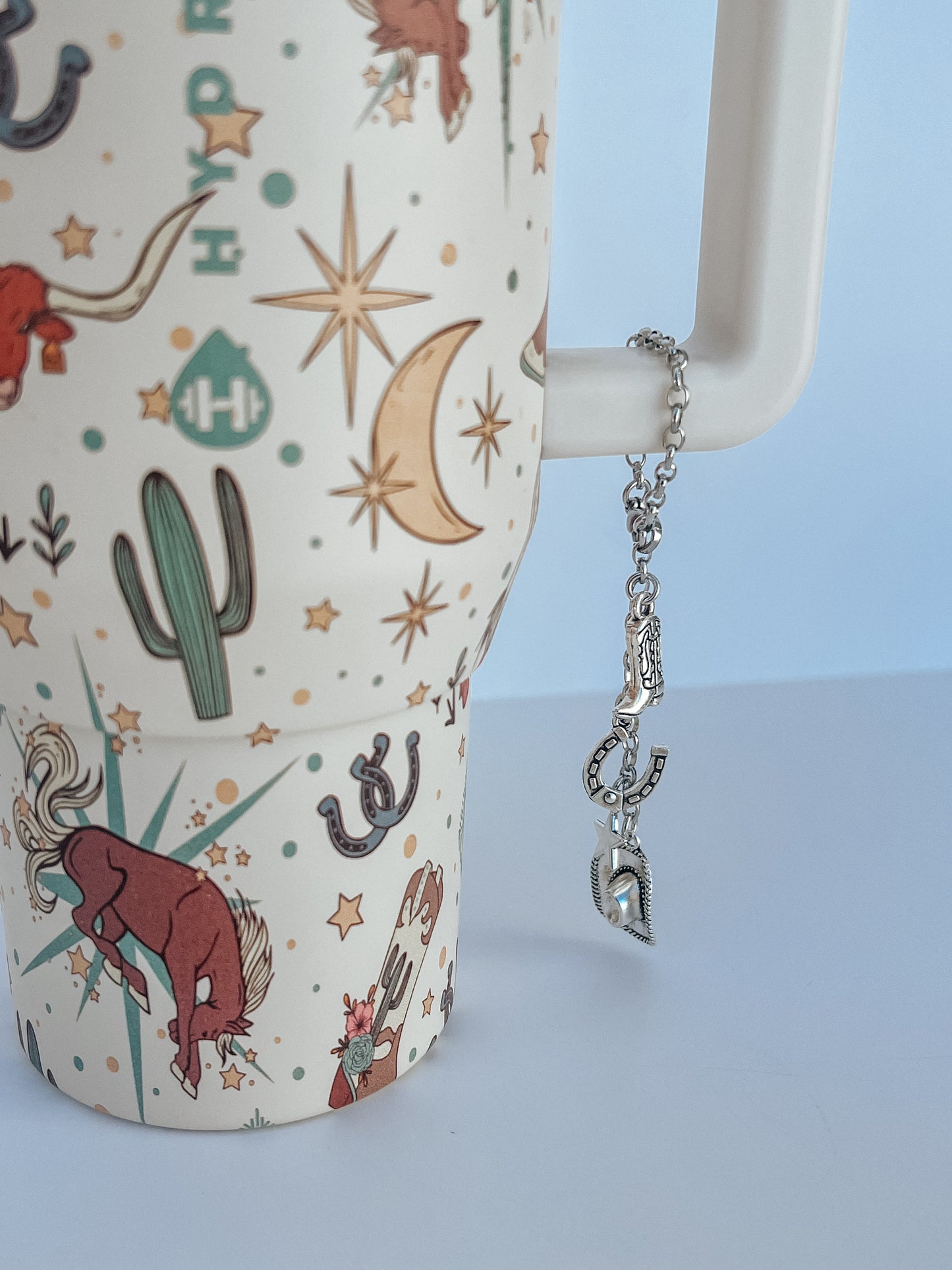 Silver rolo chain