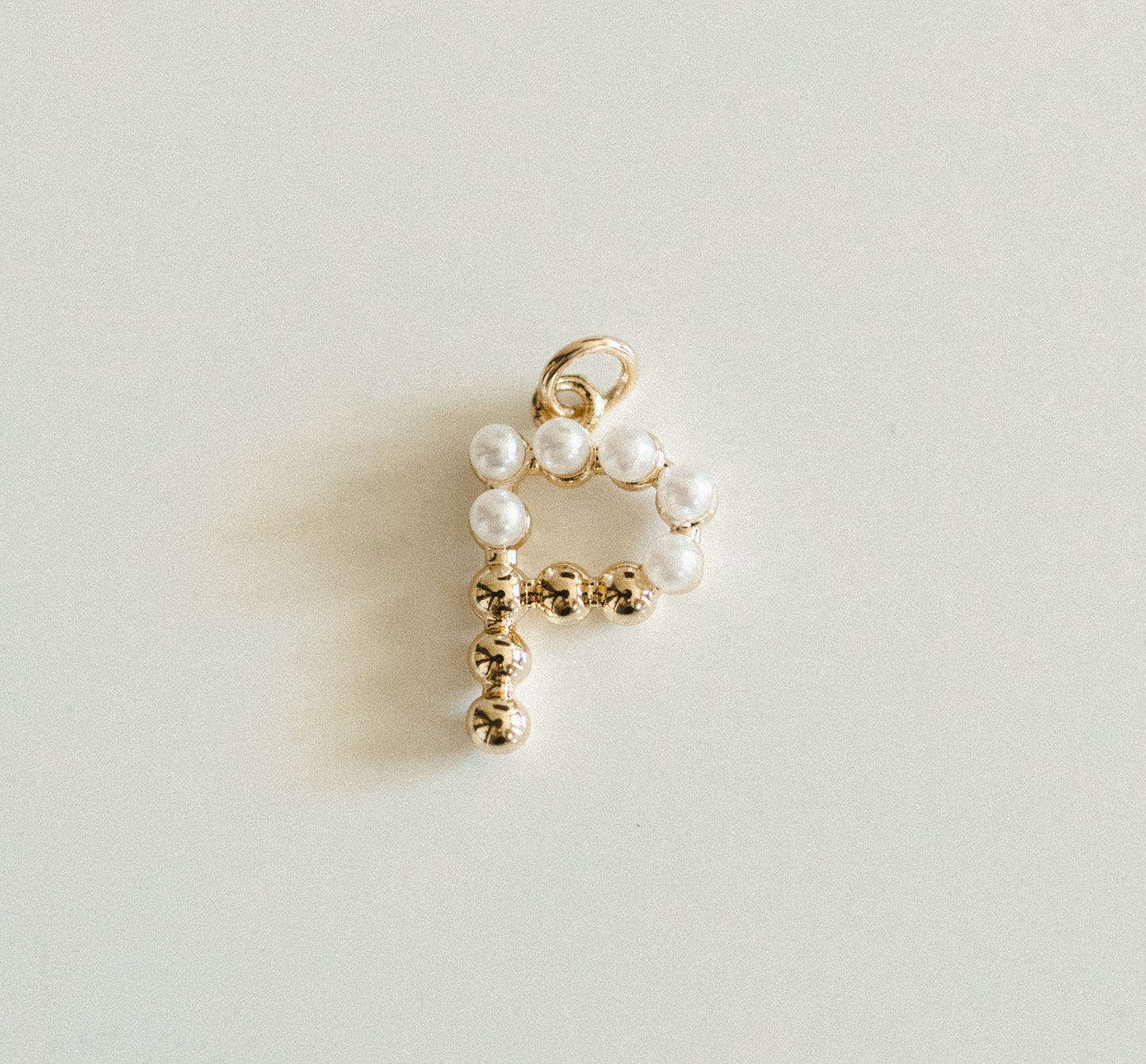 Pearl & gold letters A-Z