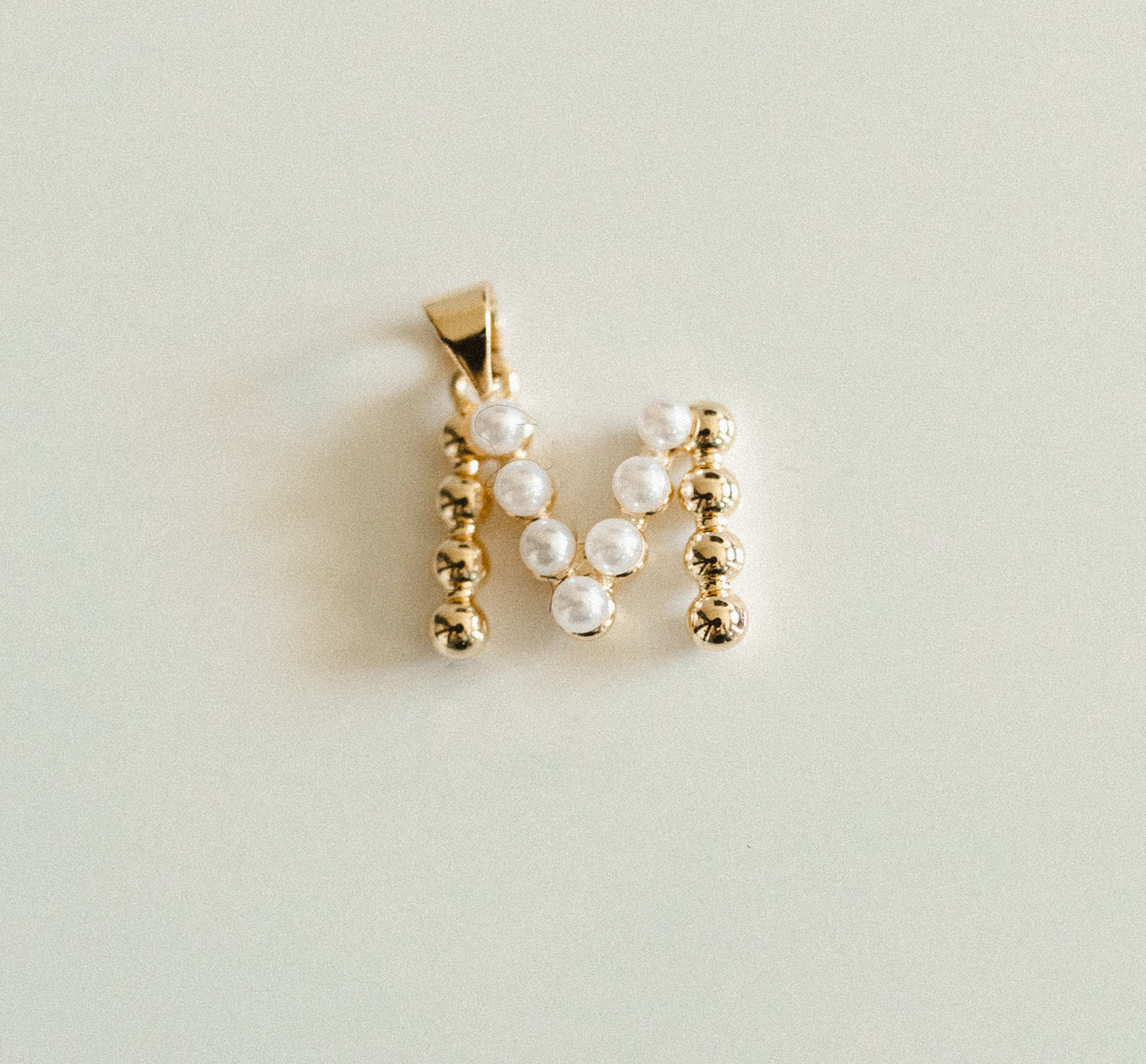 Pearl & gold letters A-Z