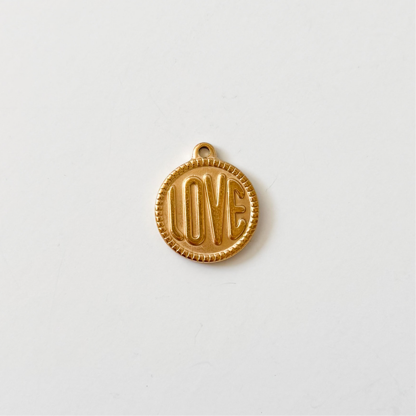 Gold circle love