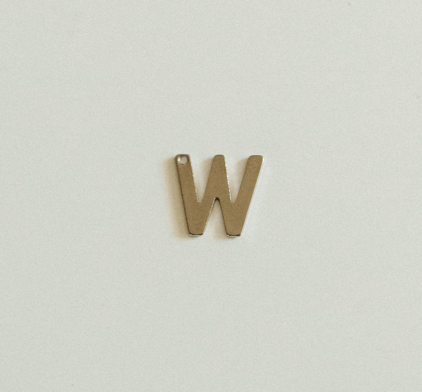 Flat silver letters A-Z