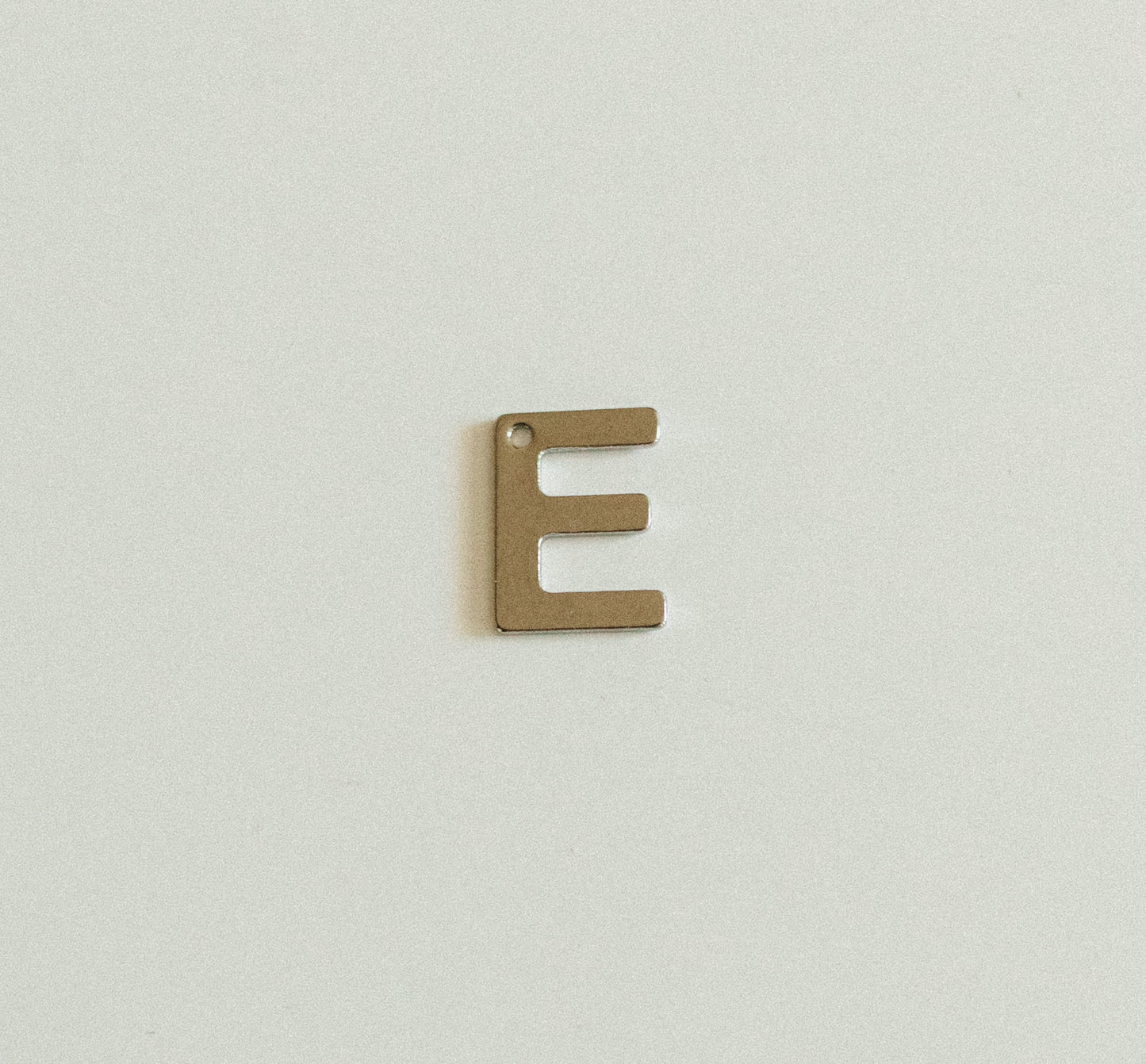 Flat silver letters A-Z