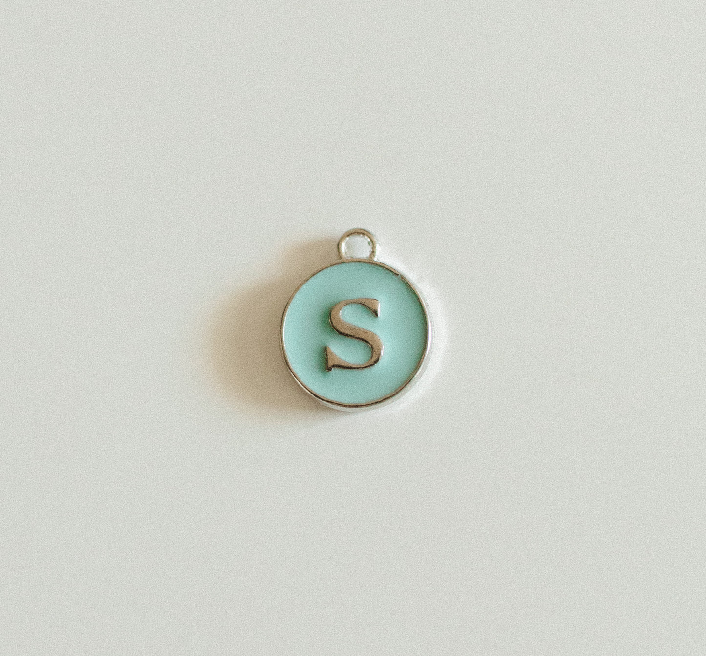 Silver blue circle letters A-Z