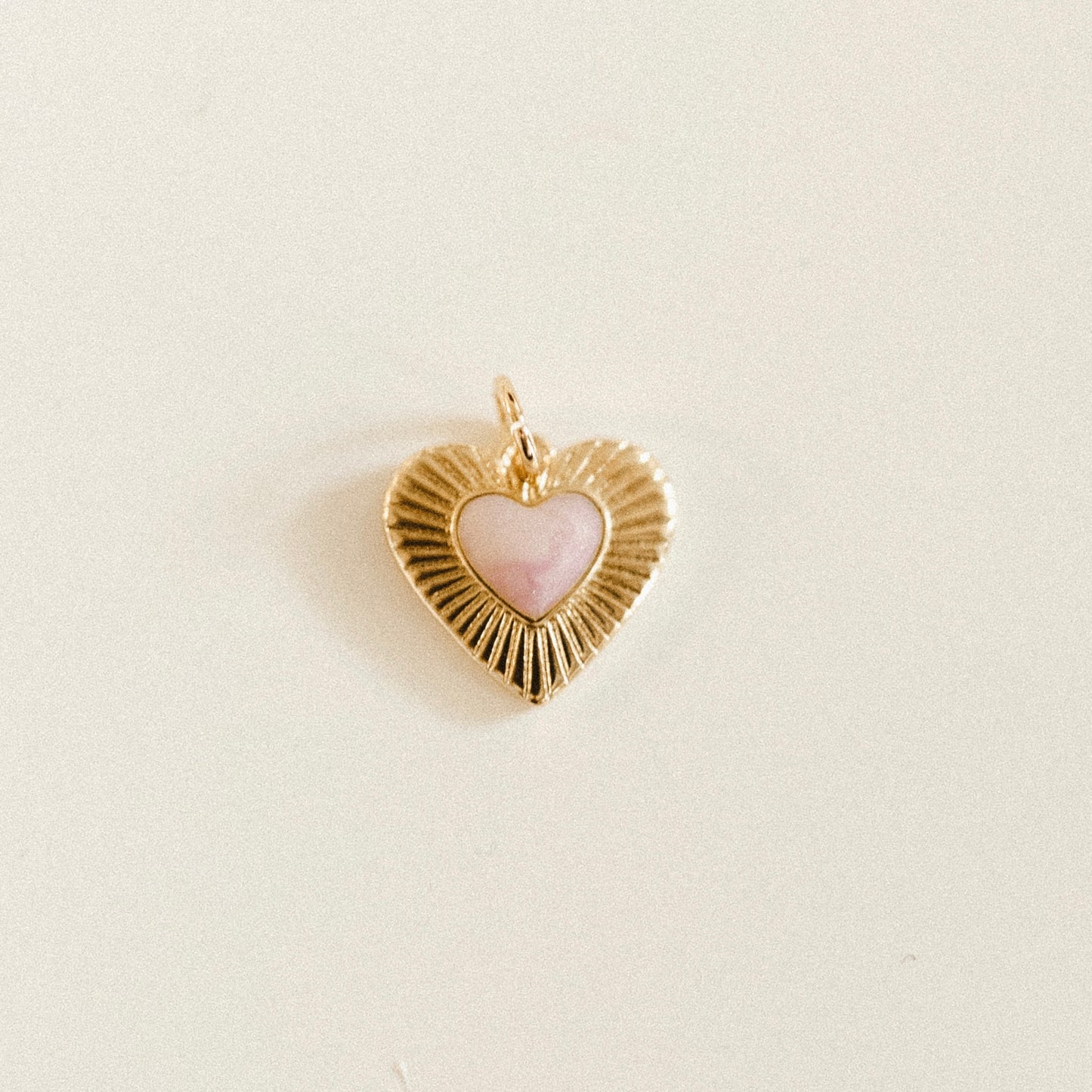 Pink filled heart