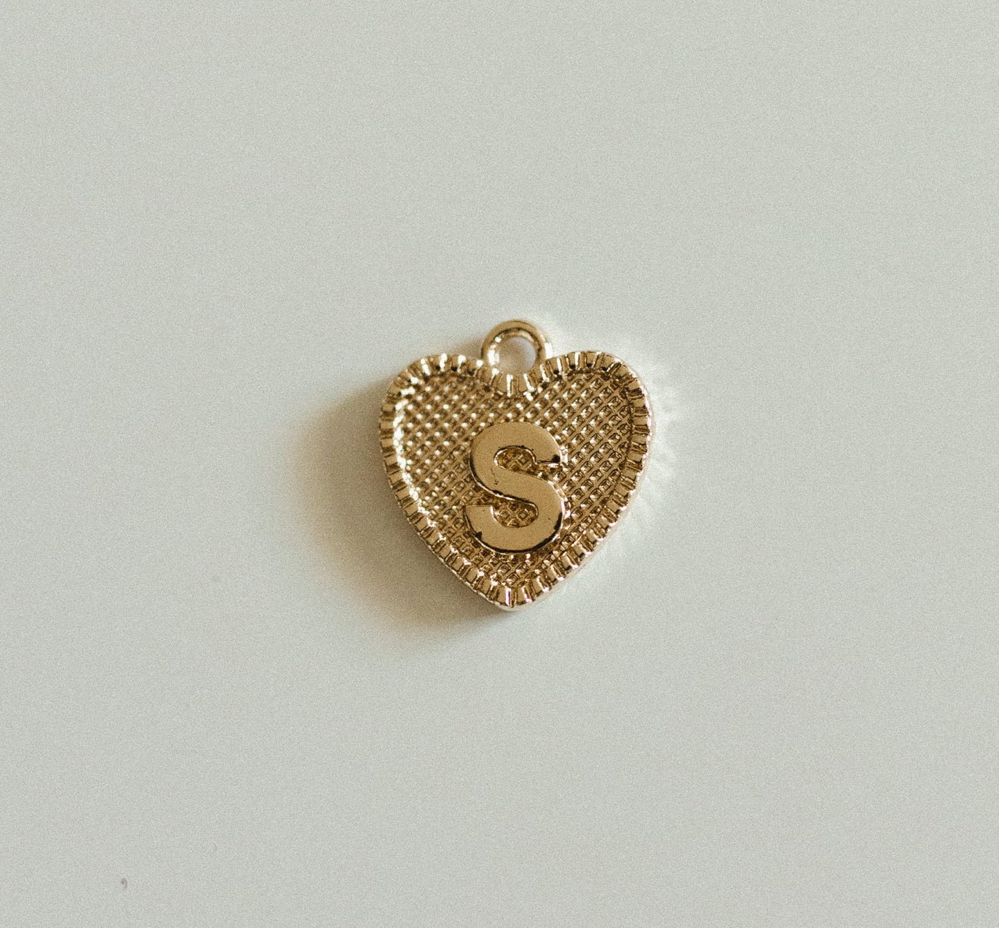 Gold heart letters A-Z
