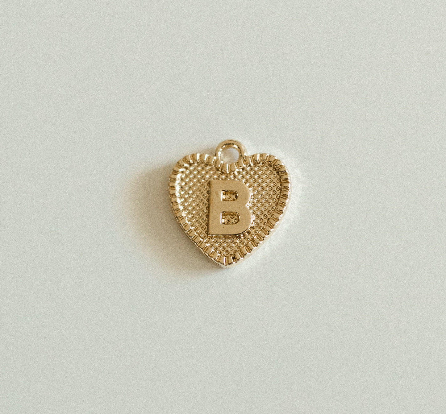 Gold heart letters A-Z