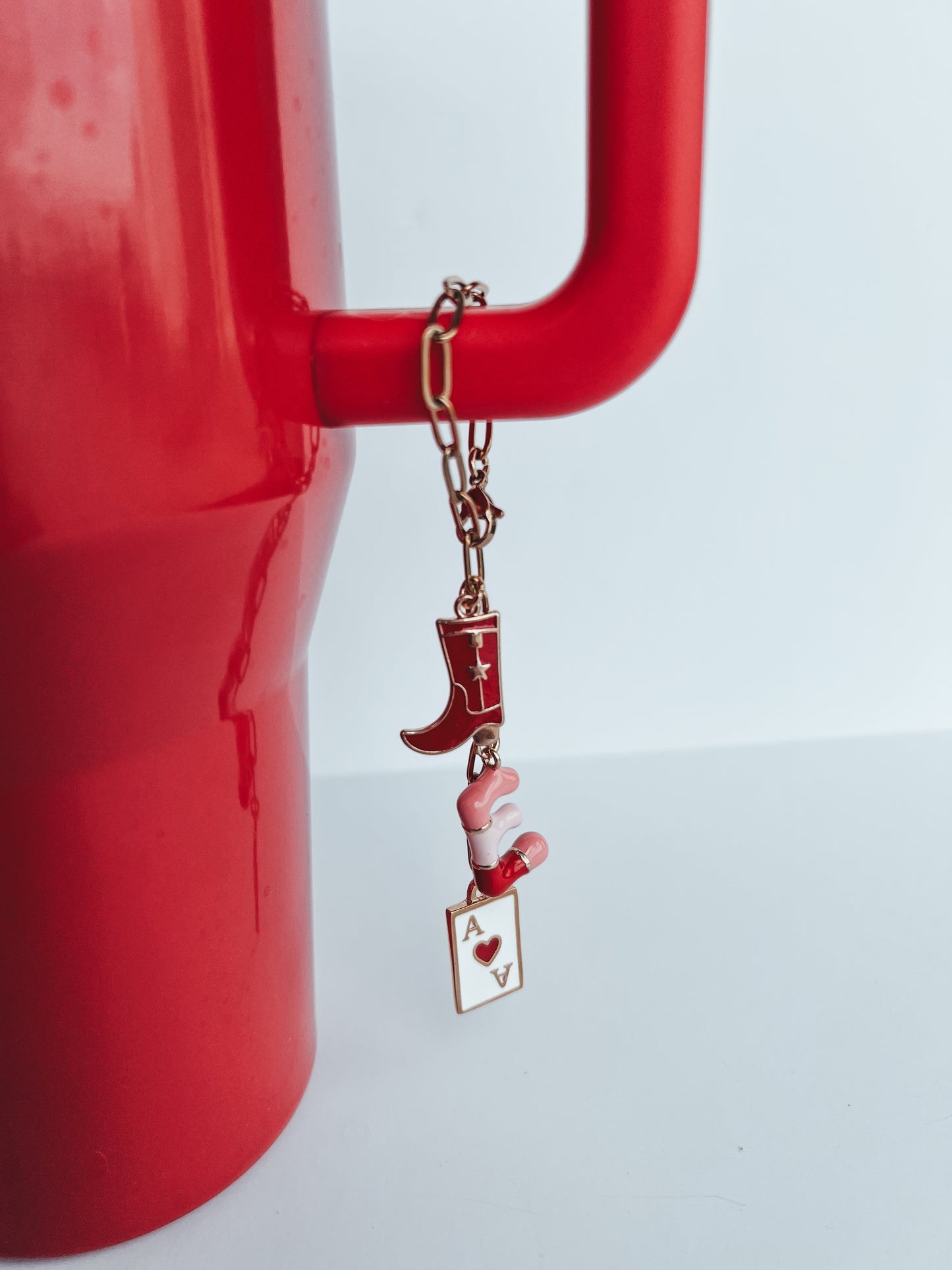 Gold paperclip chain
