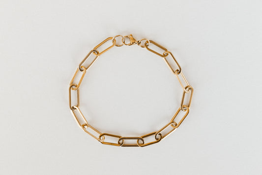 Chunky gold bracelet