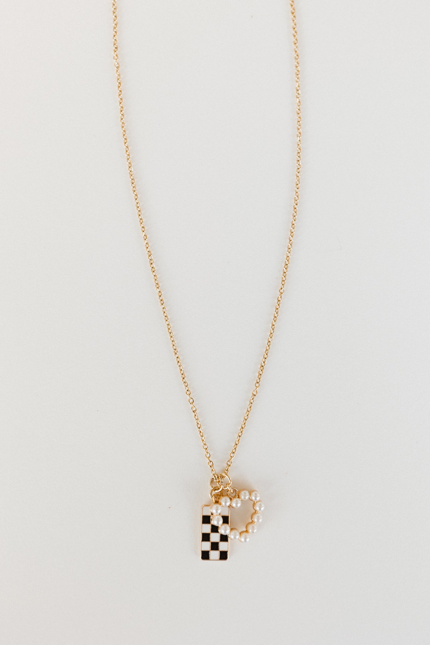 Gold slider necklace