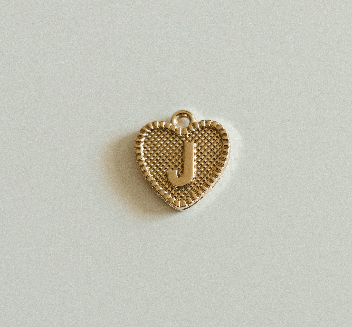 Gold heart letters A-Z