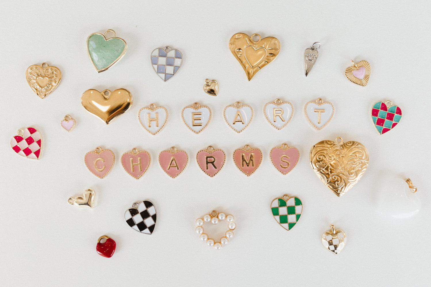 Heart charms