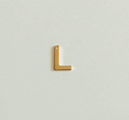 Flat gold letters A-Z