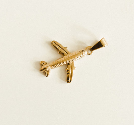 Gold plane with details