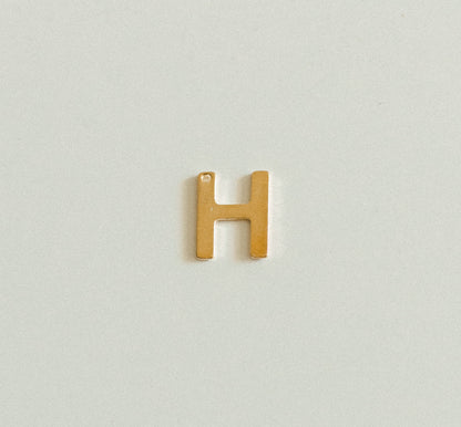 Flat gold letters A-Z