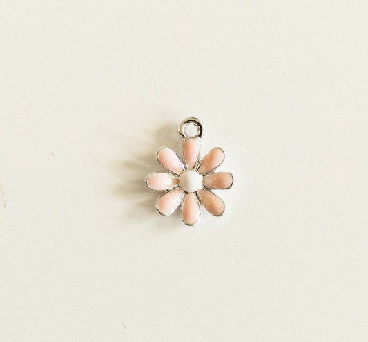 Silver pink flower