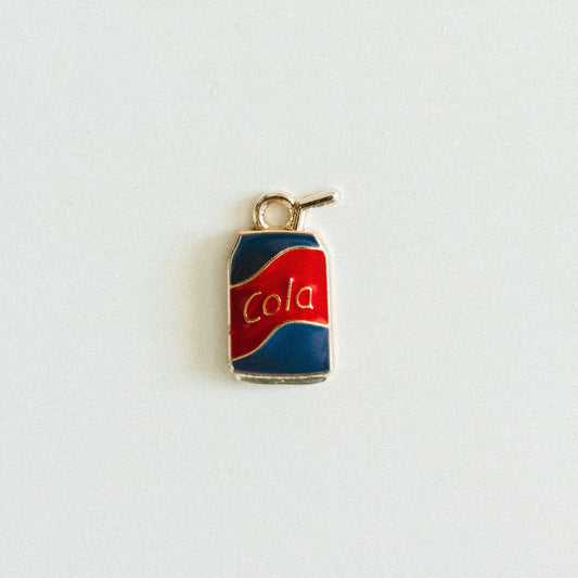 Gold blue & red cola