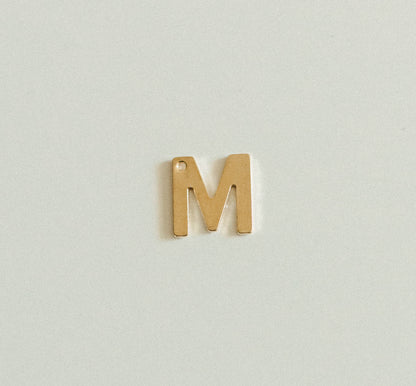 Flat gold letters A-Z