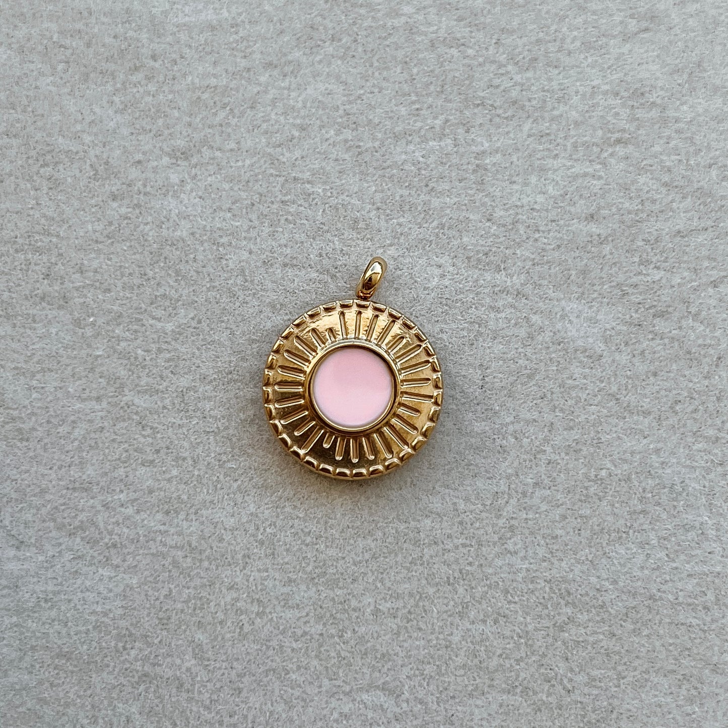 Gold pink circle