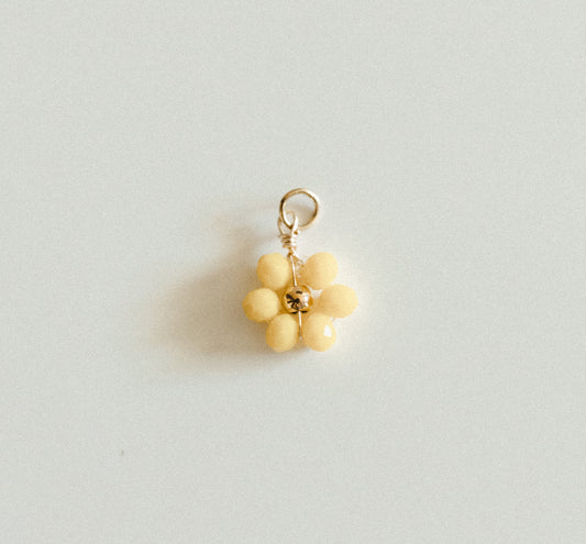 Small gold yellow bead flower