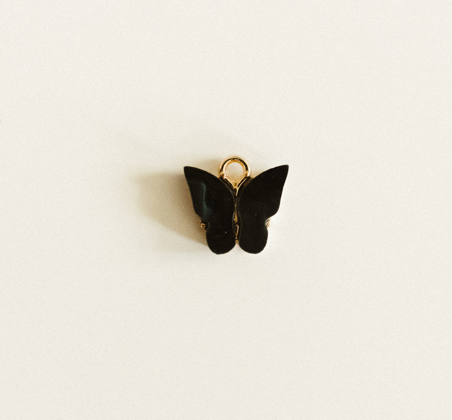 Gold black gem butterfly