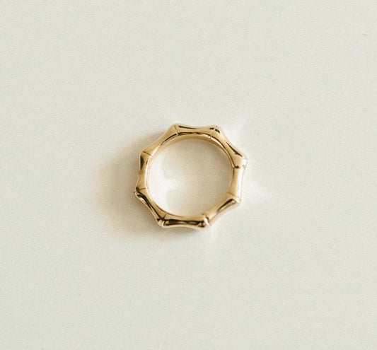 Gold circle charm clip