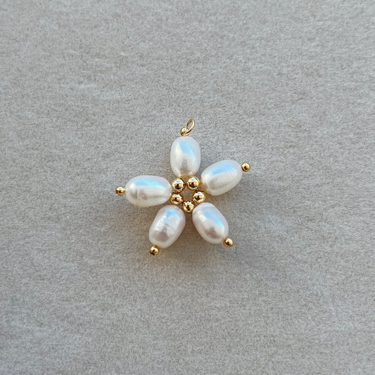 Gold pearl flower